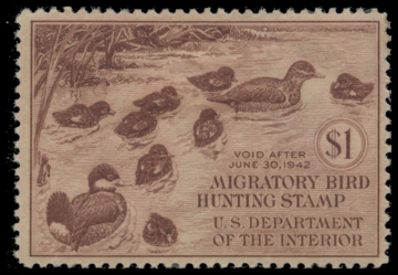 Picture of RW8 1941 Duck Stamp. MLH