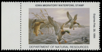 Picture of 1993 Iowa Duck Stamp