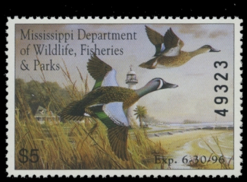 Picture of 1995 Mississippi Duck Stamp
