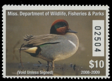 Picture of 2008 Mississippi Duck Stamp
