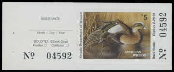 Picture of 1992 Nevada Duck Stamp