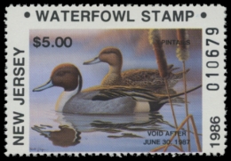 Picture of 1986 New Jersey Duck Stamp