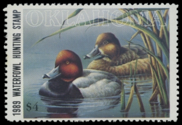 Picture of 1989 Oklahoma Duck Stamp