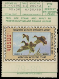 Picture of 1979 Tennessee Duck Stamp - First of State