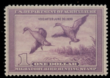 Picture of RW5 1938 Duck Stamp 