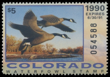 Picture of 1990 Colorado Duck Stamp - First of State