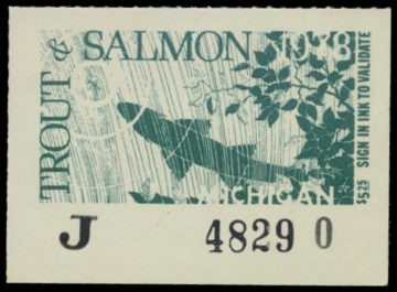 Picture of 1978 Michigan Trout & Salmon Stamp