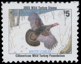 Picture of 0 American Wild Turkey Foundation Wild Turkey Stamp