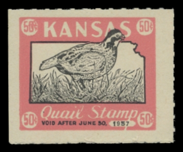 Picture of 1956 Kansas Kansas Quail Stamp