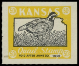 Picture of 1957 Kansas Kansas Quail Stamp