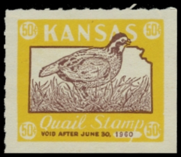 Picture of 1959 Kansas Kansas Quail Stamp