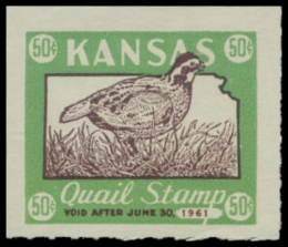 Picture of 1960 Kansas Kansas Quail Stamp