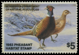 Picture of 1983 Minnesota Pheasant Habitat Stamp