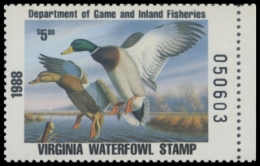 Picture of 1988 Virginia Duck Stamp - First of State