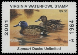 Picture of 2001 Virginia Duck Stamp