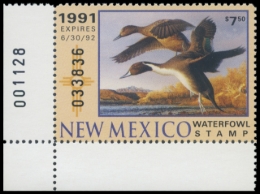 Picture of 1991 New Mexico Duck Stamp - First of State