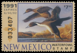 Picture of 1991 New Mexico Duck Stamp - First of State