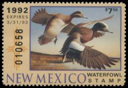 Picture of 1992 New Mexico Duck Stamp