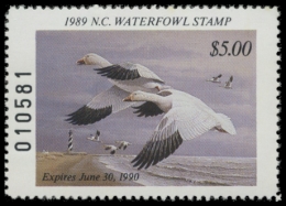 Picture of 1989 North Carolina Duck Stamp