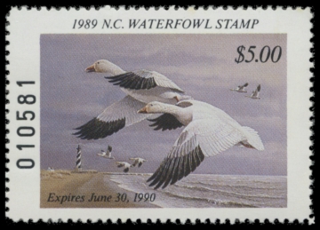 Picture of 1989 North Carolina Duck Stamp
