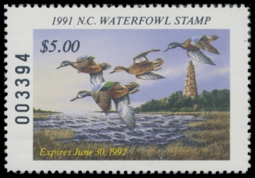 Picture of 1991 North Carolina Duck Stamp