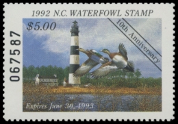 Picture of 1992 North Carolina Duck Stamp
