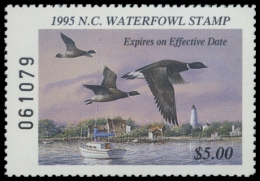 Picture of 1995 North Carolina Duck Stamp