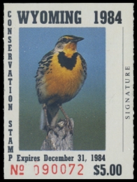 Picture of 1984 Wyoming Duck Stamp - First of State