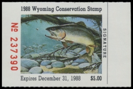 Picture of 1988 Wyoming Duck Stamp