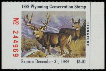 Picture of 1989 Wyoming Duck Stamp