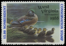 Picture of 1988 West Virginia Duck Stamp