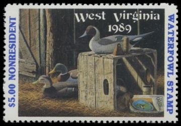 Picture of 1989 West Virginia Duck Stamp