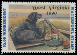 Picture of 1990 West Virginia Duck Stamp