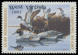 Picture of 1993 West Virginia Duck Stamp