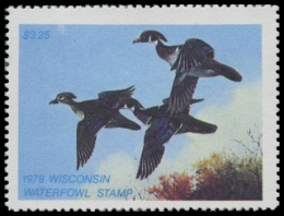 Picture of 1978 Wisconsin Duck Stamp - First of State