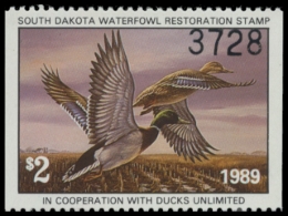 Picture of 1989 South Dakota Duck Stamp
