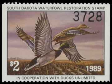 Picture of 1989 South Dakota Duck Stamp