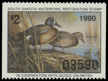Picture of 1990 South Dakota Duck Stamp
