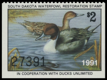 Picture of 1991 South Dakota Duck Stamp