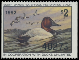 Picture of 1992 South Dakota Duck Stamp
