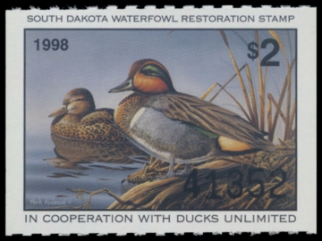 Picture of 1998 South Dakota Duck Stamp