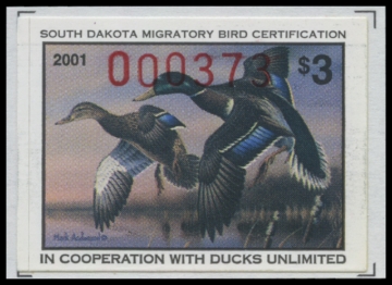 Picture of 2001 South Dakota Duck Stamp