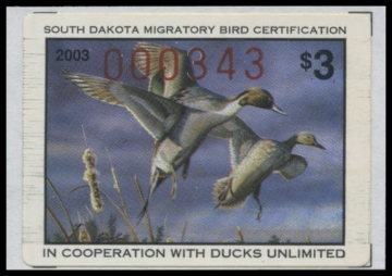 Picture of 2003 South Dakota Duck Stamp