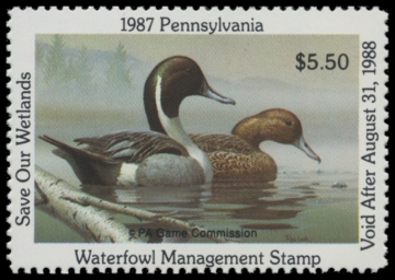 Picture of 1987 Pennsylvania Duck Stamp