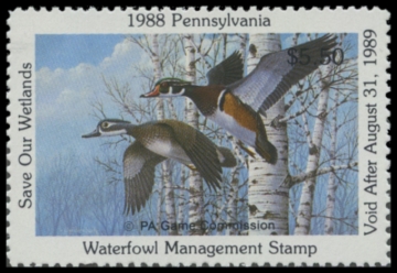 Picture of 1988 Pennsylvania Duck Stamp