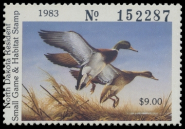 Picture of 1983 North Dakota Duck Stamp