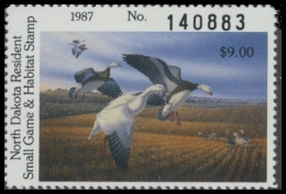 Picture of 1987 North Dakota Duck Stamp