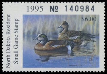Picture of 1995 North Dakota Duck Stamp
