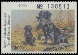 Picture of 1990 North Dakota Duck Stamp