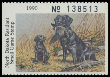 Picture of 1990 North Dakota Duck Stamp